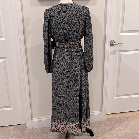 Max Studio Floral Print Wrap Maxi Dress - Picture 4 of 12